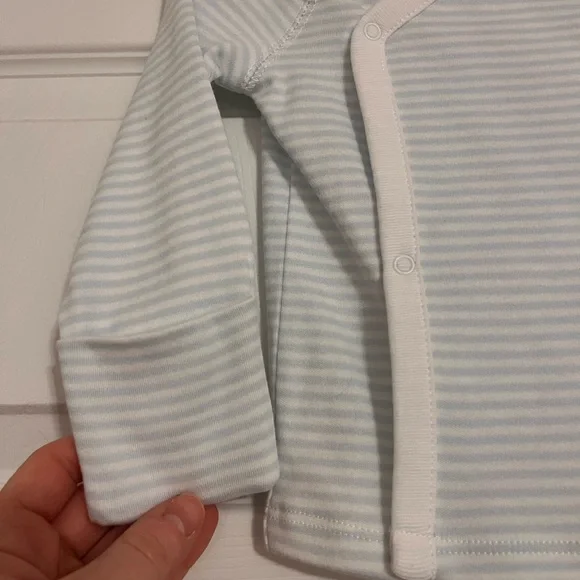 Ralph Lauren Baby Striped Wrap Top - Picture 4 of 6